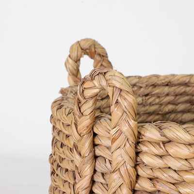 Lot 6 - A wicker log basket