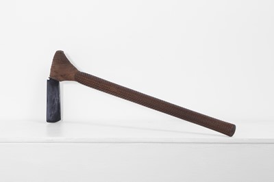 Lot 380 - An Oceanic wood and stone adze