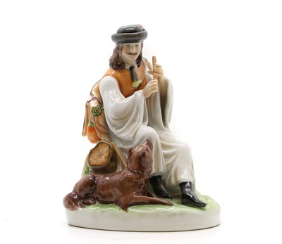 Lot 134 - A Zsolnay porcelain figure