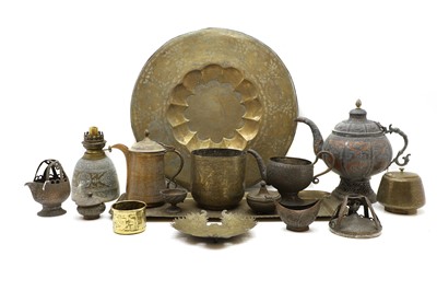 Lot 260 - A collection of Asian metalware