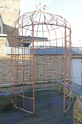 Lot 439 - An iron-framed pergola