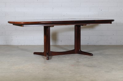 Lot 524A - A Danish rosewood dining table