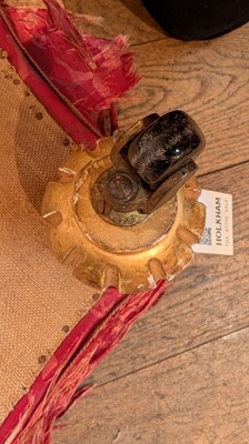 Lot 80 - A Victorian giltwood footstool
