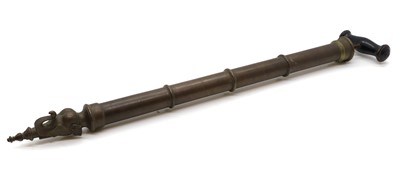 Lot 164 - An Indian bronze pichkari pump