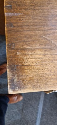 Lot 22 - An Arts and Crafts-style hardwood chest of drawers