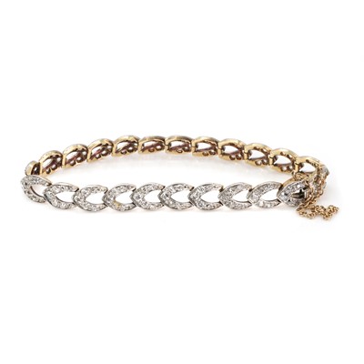 Lot 64 - A diamond bracelet, by Theodore B.Starr