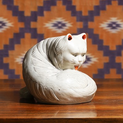 Lot 697 - A Chinese porcelain figure