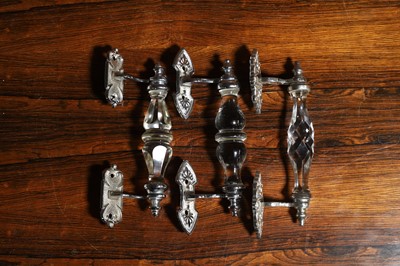 Lot 679 - A group of three glass handles
