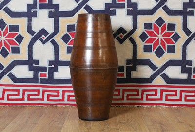 Lot 714 - A hardwood stick stand or vase