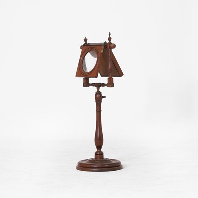 Lot 349 - A Victorian mahogany zograscope
