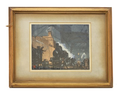 Lot 373 - Yoshijiro Urushibara (1888-1953), after Frank Brangwyn (1867-1956)