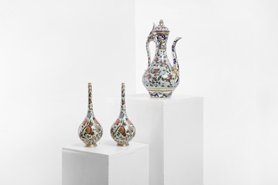 Lot 312 - A Zsolnay Pécs pottery ewer