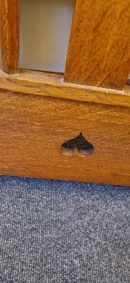 Lot 15 - An Arts and Crafts oak bed