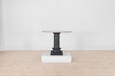 Lot 269 - A grand tour specimen marble centre table