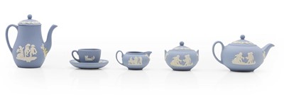 Lot 151 - A Wedgwood jasperware miniature teapot