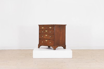 Lot 685 - A small walnut bachelor's chest