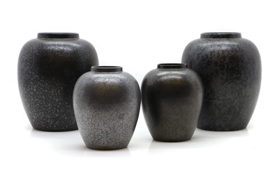 Lot 160 - A collection of Poole Pottery Calypso range vases