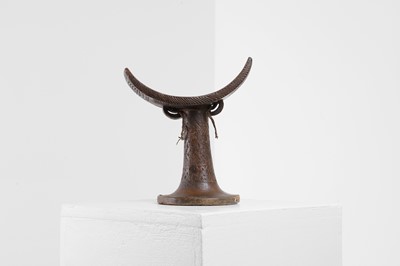 Lot 376 - A carved softwood headrest