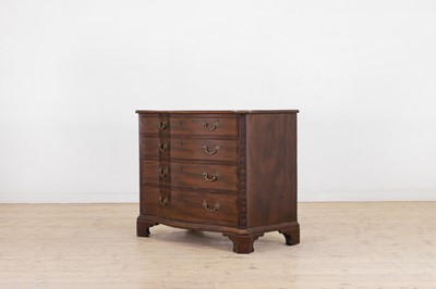 Lot 345 - A George III mahogany dressing chest