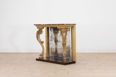 Lot 582 - A William IV giltwood pier table