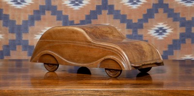 Lot 758 - A novelty walnut cigar box.