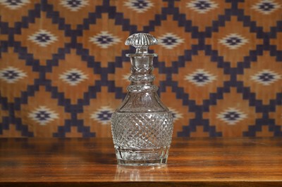 Lot 539 - A Regency style cut glass magnum decanter