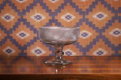 Lot 515 - A cut glass pedestal punch bowl
