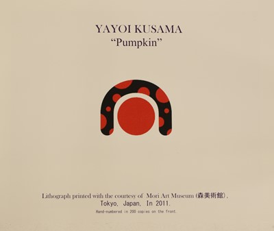 Lot 44 - Yayoi Kusama (Japanese, b.1929)