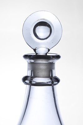 Lot 433 - A cut-glass decanter