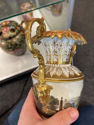 Lot 426 - A Bloor Derby porcelain garniture