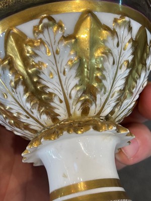Lot 426 - A Bloor Derby porcelain garniture