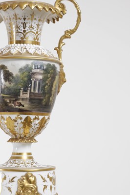 Lot 426 - A Bloor Derby porcelain garniture