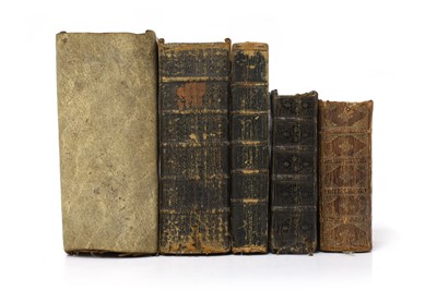 Lot 245 - Five 18th. Century BIBLES