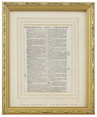 Lot 283 - 'ALGONQUIN BIBLE'