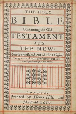 Lot 271 - 1660 BIBLE [English]