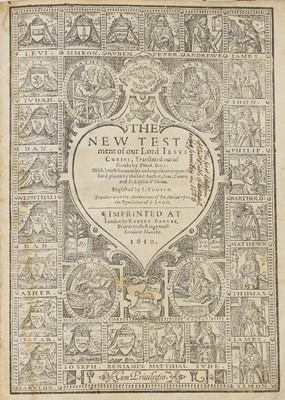 Lot 296 - 1610/1611 NEW TESTAMENT