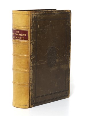 Lot 328 - The New Testament in English translated by John Wycliffe Circa Mccclxxx.