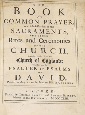 Lot 267 - 1743 BIBLE, etc