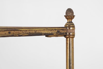 Lot 434 - A Regency-style kingwood and brass étagère