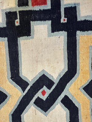 Lot 510 - A red and blue dhurrie