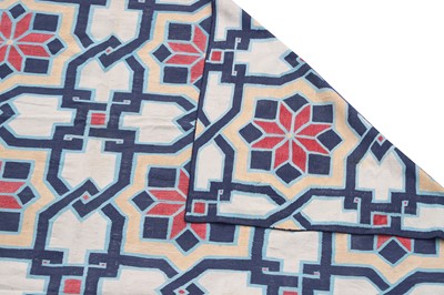 Lot 510 - A red and blue dhurrie