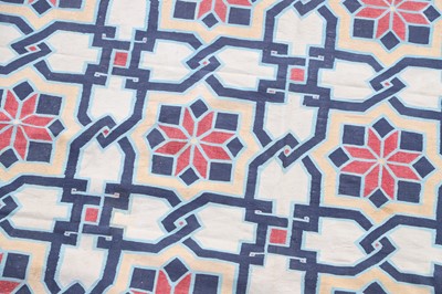 Lot 510 - A red and blue dhurrie