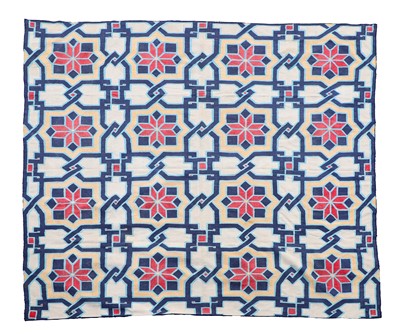 Lot 510 - A red and blue dhurrie
