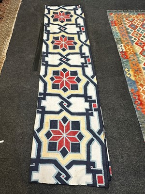 Lot 510 - A red and blue dhurrie