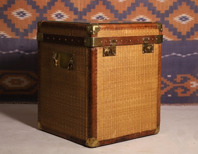 Lot 711 - A woven bamboo trunk