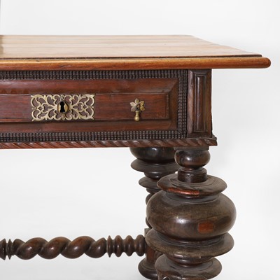 Lot 115 - A large rosewood centre table