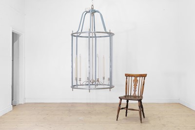 Lot 1 - A nickel and painted 'Jumbo Ophelia' lantern by Charles Edwards