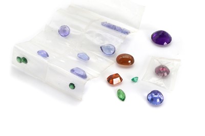 Lot 329 - A group of assorted unmounted gemstones