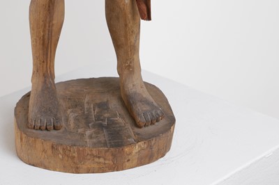 Lot 386 - A 'scare-devil' or kareau figure