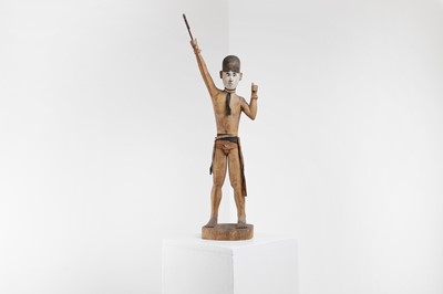 Lot 386 - A 'scare-devil' or kareau figure